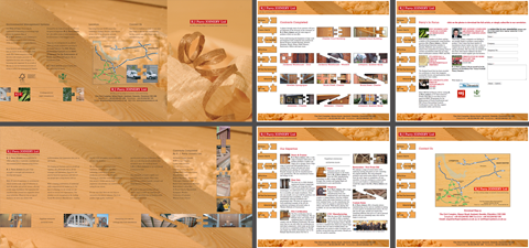 R J Parry Joinery Brochure and Web Site